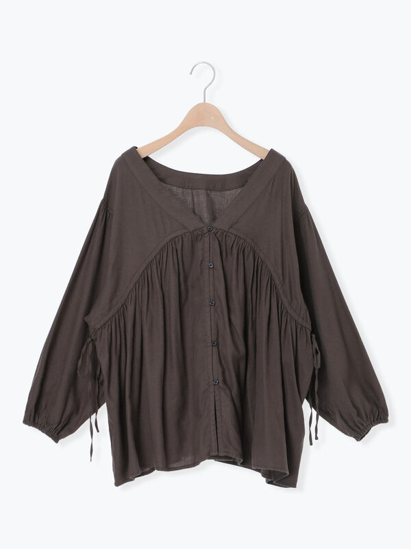 前後2WAYドロストチュニック(チャコールグレー)|Samansa Mos2(サマンサ モスモス)通販