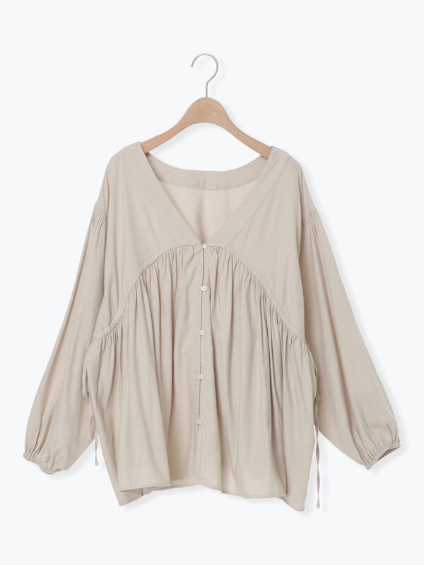 前後2WAYドロストチュニック(ベージュ)|Samansa Mos2(サマンサ モスモス)通販