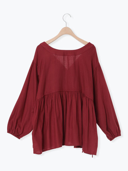 前後2WAYドロストチュニック(チャコールグレー/ボルドー/ベージュ)|Samansa Mos2(サマンサ モスモス)通販