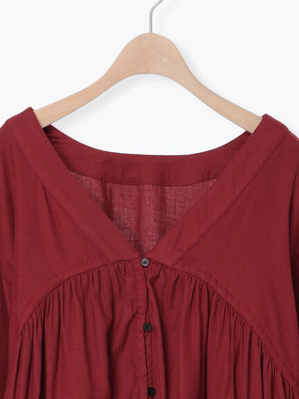 前後2WAYドロストチュニック(チャコールグレー/ボルドー/ベージュ)|Samansa Mos2(サマンサ モスモス)通販