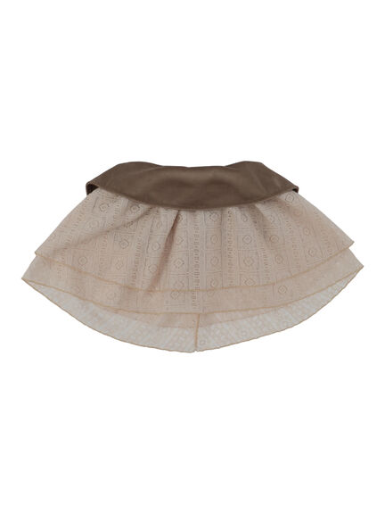 【3WAY】レイヤード付け襟(チャコールグレー/ベージュ)|Samansa Mos2(サマンサ モスモス)通販