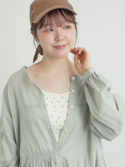 2WAYシアーティアードチュニック（オフホワイト/ミント/サックスブルー/ブルー）｜Samansa Mos2（サマンサ モスモス）通販