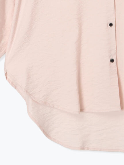 シャイニースパンドルマンシャツ《2025spring catalog item》(オフホワイト/ピンク/ミント)|Te chichi(テチチ)通販