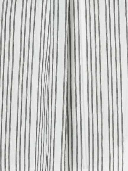 シェイドストライプオーバーシャツ(セットアップ可)《2025spring catalog item》(ブラック)|Te chichi(テチチ)通販