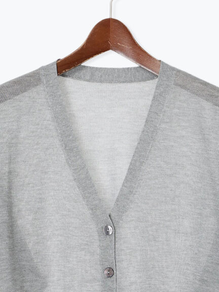 Levita14GVネックカーディガン(グレー/チャコールグレー/カーキ)|Te chichi(テチチ)通販