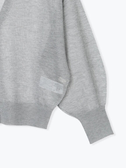 Levita14GVネックカーディガン(グレー/チャコールグレー/カーキ)|Te chichi(テチチ)通販