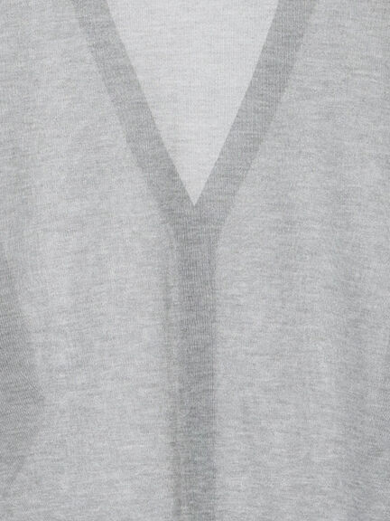 Levita14GVネックカーディガン(グレー/チャコールグレー/カーキ)|Te chichi(テチチ)通販