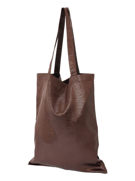 ファブリックTOTE(チンツ合皮ライク)(グレー/ブラック/ブラウン)|Te chichi(テチチ)通販