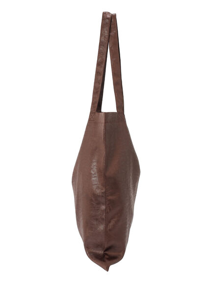 ファブリックTOTE(チンツ合皮ライク)(グレー/ブラック/ブラウン)|Te chichi(テチチ)通販