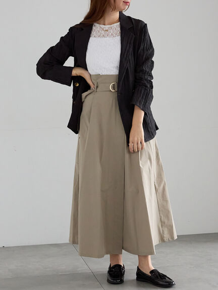 パッチワークレースクルーネックTOPS《2025Autumn catalog vol.2 item》(オフホワイト/チャコールグレー)|Te chichi(テチチ)通販