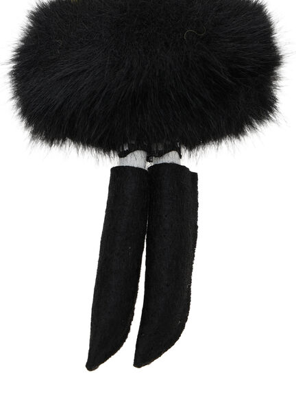 ボア×ファー ガール チャーム(ブラウン/グリーン)|Te chichi(テチチ)通販