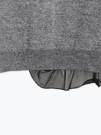 シフォンフリルニットベスト(グレー/ブラック/ベージュ)|Te chichi(テチチ)通販