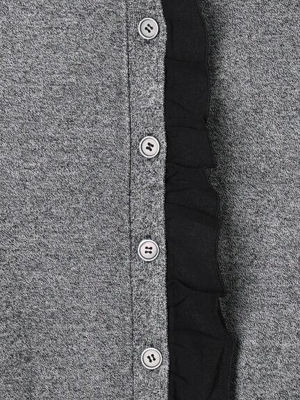 シフォンフリルニットベスト(グレー/ブラック/ベージュ)|Te chichi(テチチ)通販