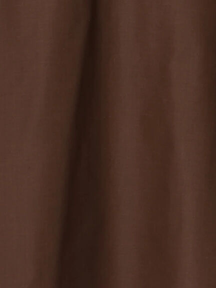 【Atelier plier】アシメプリーツフレアシャツブラウス《2025Autumn catalog item》(ブラウン)|Te chichi(テチチ)通販