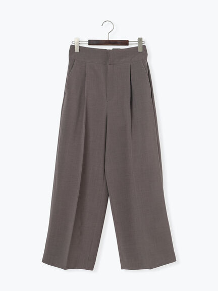 バックレースアップロングパンツ《2025Autumn catalog vol.2 item》(チャコールグレー/ベージュ)|Te chichi(テチチ)通販