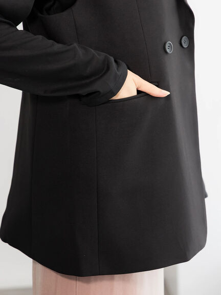 レースドッキングテーラードジレ(ブラック/ダークブラウン)|Te chichi(テチチ)通販