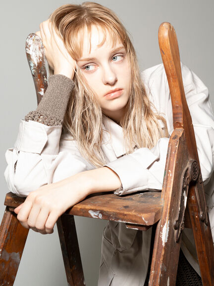 ミリタリージャケット《2025Autumn catalog vol.2 item》(オフホワイト/カーキ)|Te chichi(テチチ)通販