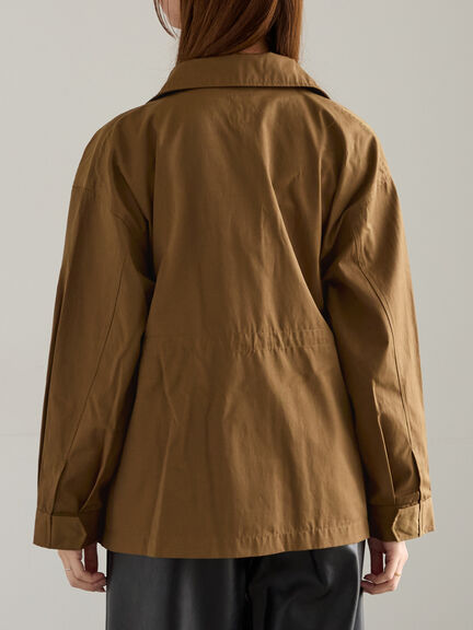 ミリタリージャケット《2025Autumn catalog vol.2 item》(オフホワイト/カーキ)|Te chichi(テチチ)通販