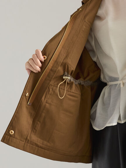 ミリタリージャケット《2025Autumn catalog vol.2 item》(オフホワイト/カーキ)|Te chichi(テチチ)通販