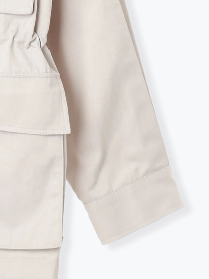 ミリタリージャケット《2025Autumn catalog vol.2 item》(オフホワイト/カーキ)|Te chichi(テチチ)通販