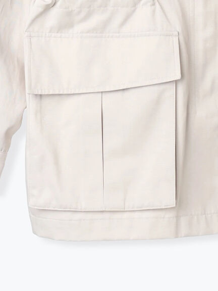 ミリタリージャケット《2025Autumn catalog vol.2 item》(オフホワイト/カーキ)|Te chichi(テチチ)通販