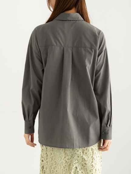 ツイストデザインシャツ《2025Autumn catalog vol.2 item》(オフホワイト/ブラウン/カーキ)|Te chichi(テチチ)通販