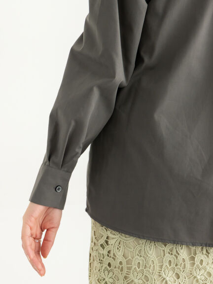 ツイストデザインシャツ《2025Autumn catalog vol.2 item》(オフホワイト/ブラウン/カーキ)|Te chichi(テチチ)通販