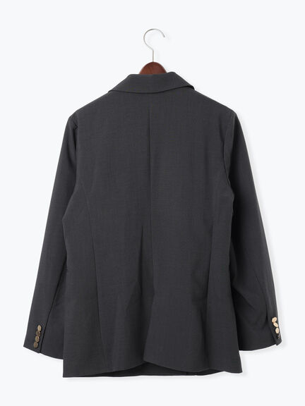 ダブルブレストジャケット(セットアップ可)《2025Autumn catalog vol.2 item》(チャコールグレー/ベージュ/ブラウン)|Te chichi(テチチ)通販