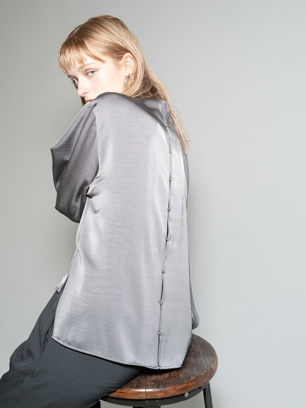 ワイドスラックス(セットアップ可)《2025Autumn catalog vol.2 item》(チャコールグレー/ベージュ)|Te chichi(テチチ)通販