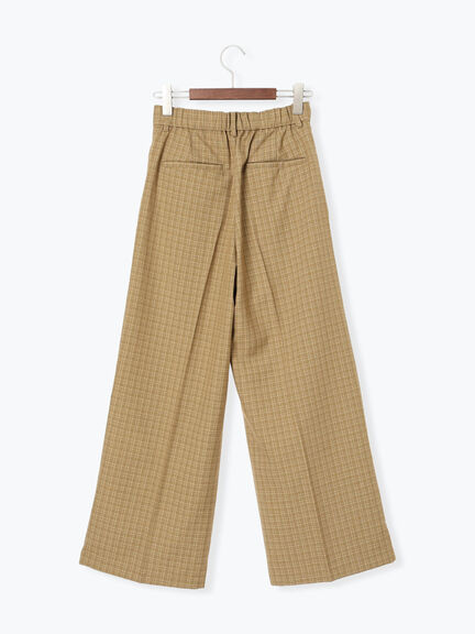 ワイドスラックス(セットアップ可)《2025Autumn catalog vol.2 item》(チャコールグレー/ベージュ)|Te chichi(テチチ)通販