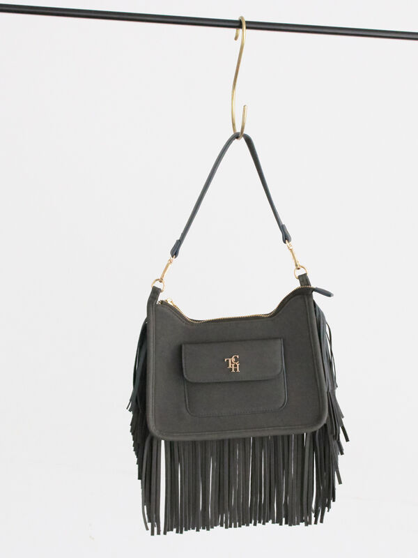 フリンジワンショルダーBAG(グレー)|Te chichi(テチチ)通販
