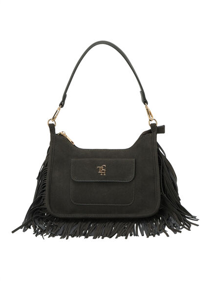 フリンジワンショルダーBAG(グレー/ベージュ)|Te chichi(テチチ)通販