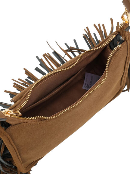 フリンジワンショルダーBAG(グレー/ベージュ)|Te chichi(テチチ)通販