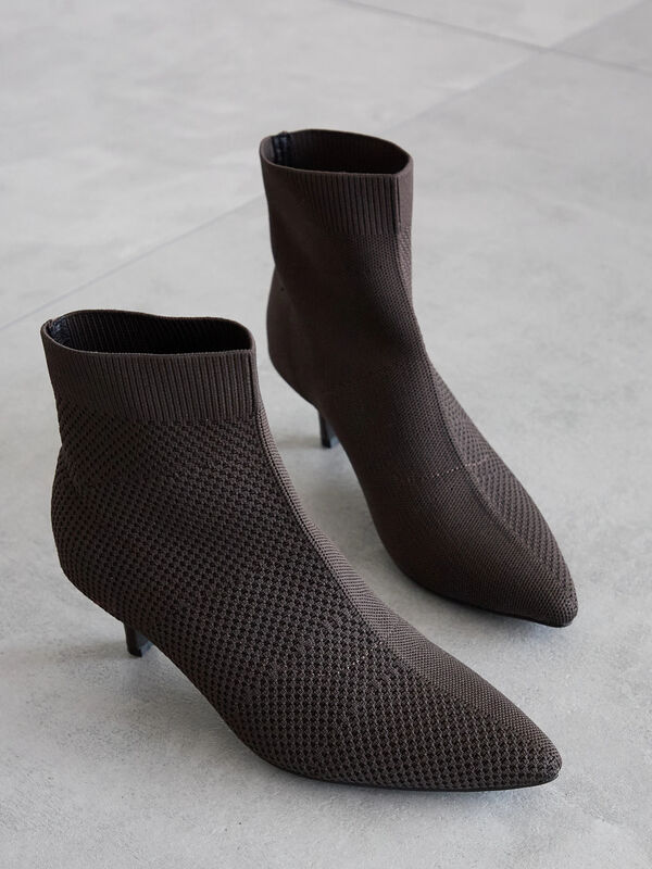 ニットメッシュブーツ(ブラウン)|Te chichi(テチチ)通販