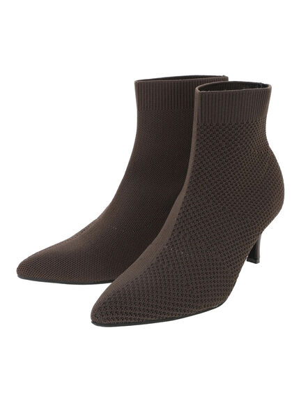 ニットメッシュブーツ(ブラック/ブラウン)|Te chichi(テチチ)通販