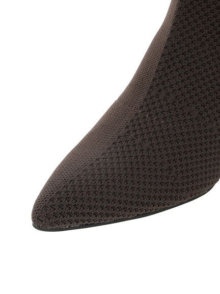 ニットメッシュブーツ(ブラック/ブラウン)|Te chichi(テチチ)通販