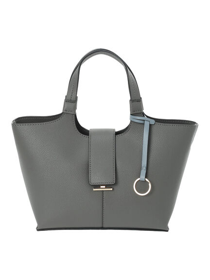 フラップミニトートバッグ(グレー/ブラウン/キャメル)|Te chichi(テチチ)通販