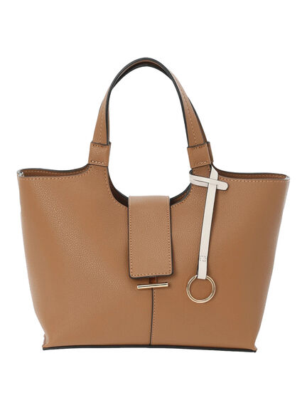 フラップミニトートバッグ(グレー/ブラウン/キャメル)|Te chichi(テチチ)通販