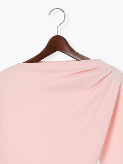 スムースアシメロングスリーブプルオーバー《2025Autumn catalog vol.2 item》(グレー/ピンク/カーキ)|Te chichi(テチチ)通販