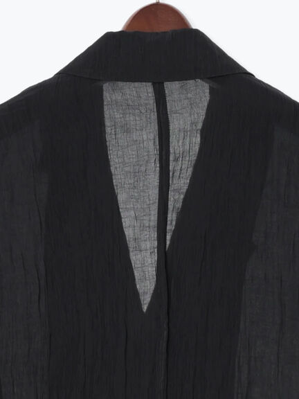 リンクルライトテーラードジャケット(ブラック/ブラウン)|Te chichi(テチチ)通販