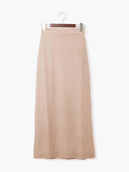 ベロアナロースカート《2025Autumn catalog vol.2 item》(グレー/ピンク/ネイビー)|Te chichi(テチチ)通販