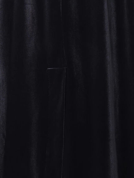 ベロアナロースカート《2025Autumn catalog vol.2 item》(グレー/ピンク/ネイビー)|Te chichi(テチチ)通販