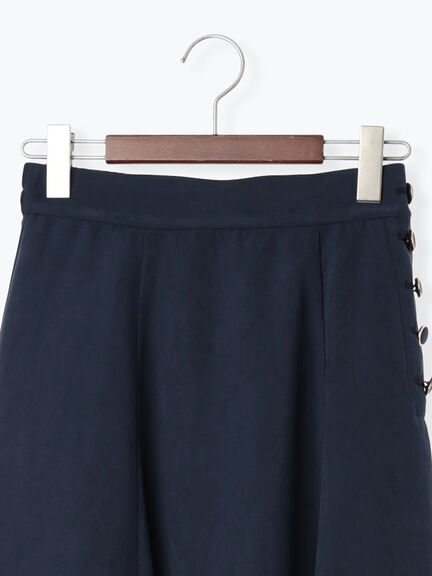 サイドボタンピーチフレアスカート(グレー/グリーン/ネイビー)|Te chichi(テチチ)通販