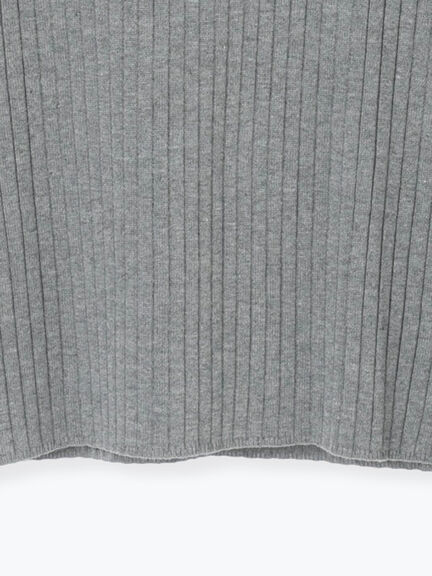 配色レイヤードリブニットプルオーバー(グレー/ブラウン/ネイビー)|Te chichi(テチチ)通販