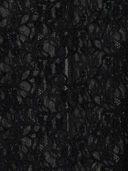 起毛レース前後2WAYキャミブラウス(ブラック/ブラウン)|Te chichi(テチチ)通販