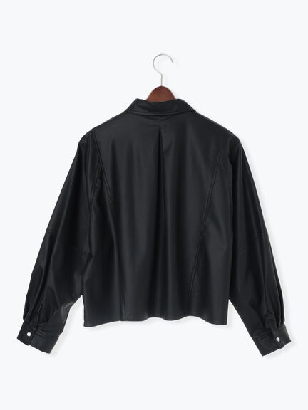 ファブリックアソートクロップトシャツ《2025Autumn catalog vol.2 item》(オフホワイト/ブラック/ブラウン)|Te chichi(テチチ)通販