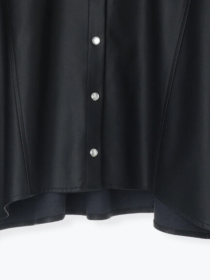 ファブリックアソートクロップトシャツ《2025Autumn catalog vol.2 item》(オフホワイト/ブラック/ブラウン)|Te chichi(テチチ)通販