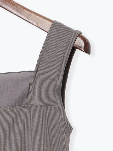 シアー切替タンクトップ(グレー/ブラック/クリーム)|Te chichi(テチチ)通販