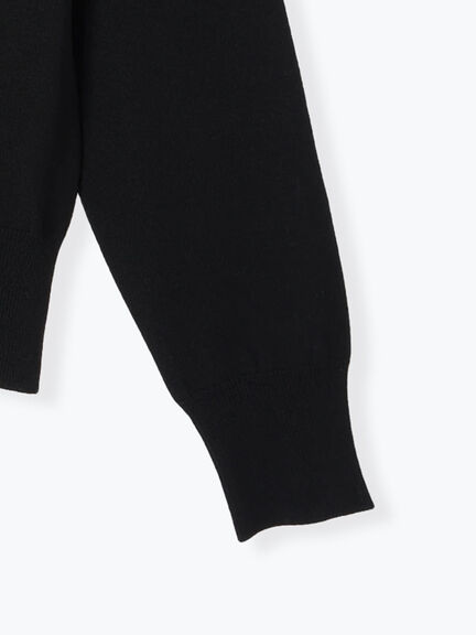 フロントレースクルーネックカーディガン(グレー/ブラック/ベージュ)|Te chichi(テチチ)通販