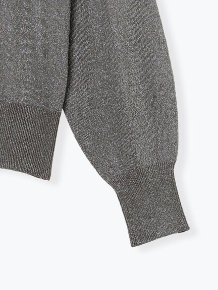 ポケットデザインクルーネックカーディガン(チャコールグレー/ブラック/ピンク/ブルー)|Te chichi(テチチ)通販